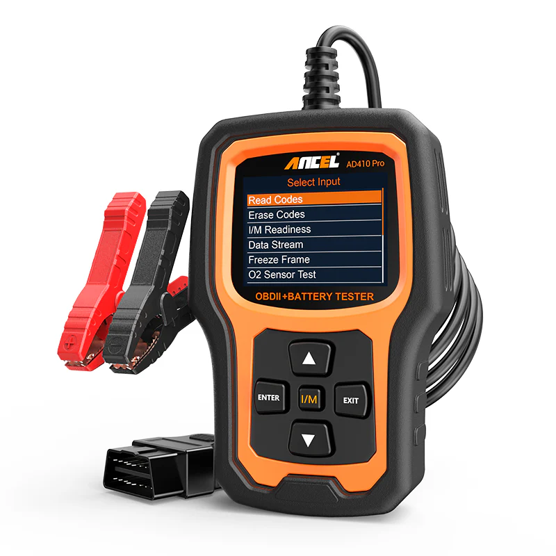 ANCEL AD410 PRO OBD2 Car Code Reader Scanner 6V 12V Auto Battery Load Tester - Image 3