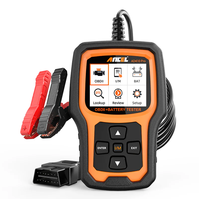 ANCEL AD410 PRO OBD2 Car Code Reader Scanner 6V 12V Auto Battery Load Tester - Image 6