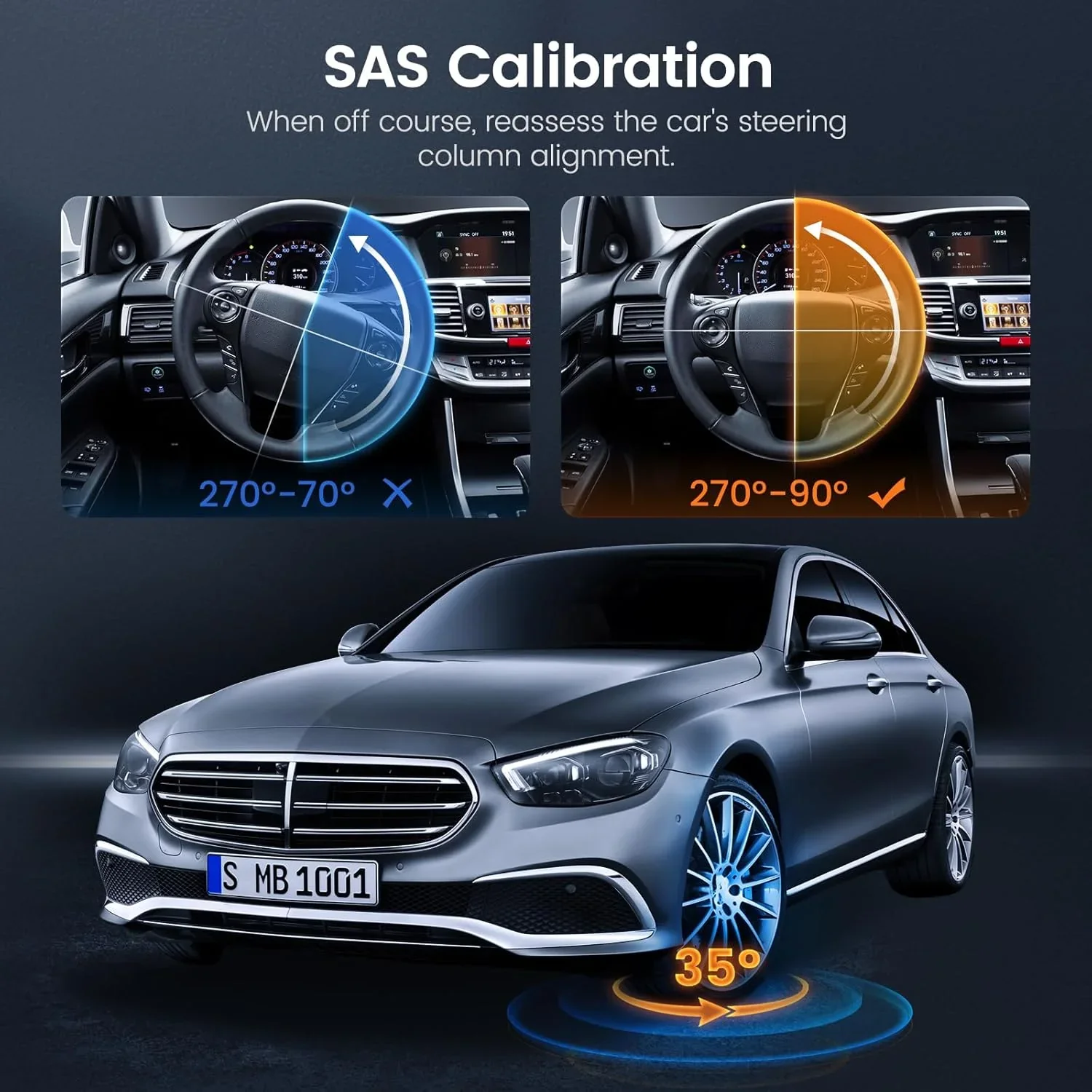 ANCEL AD610 PRO ABS SRS OBD2 Scanner, ABS Bleeding, SAS Calibration, ABS, Airbag, EPB, Oil Reset, Full OBD2 Functions, AutoVIN, Free Lifetime WiFi Updates - Image 6
