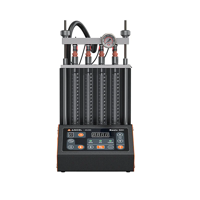 ANCEL ANJ400 GDI Fuel Injector Tester and Cleaner 4-cylinder Ultrasonic Cleaning Machine