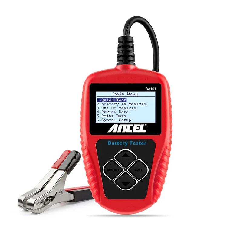 ANCEL BA101 12V 100-2000 CCA Car Battery Tester Charger Tools - Image 3