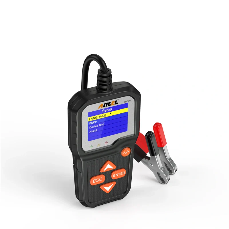 ANCEL BA301 Battery Tester 6V 12V Car & Motorcycle Cranking Test - Image 4