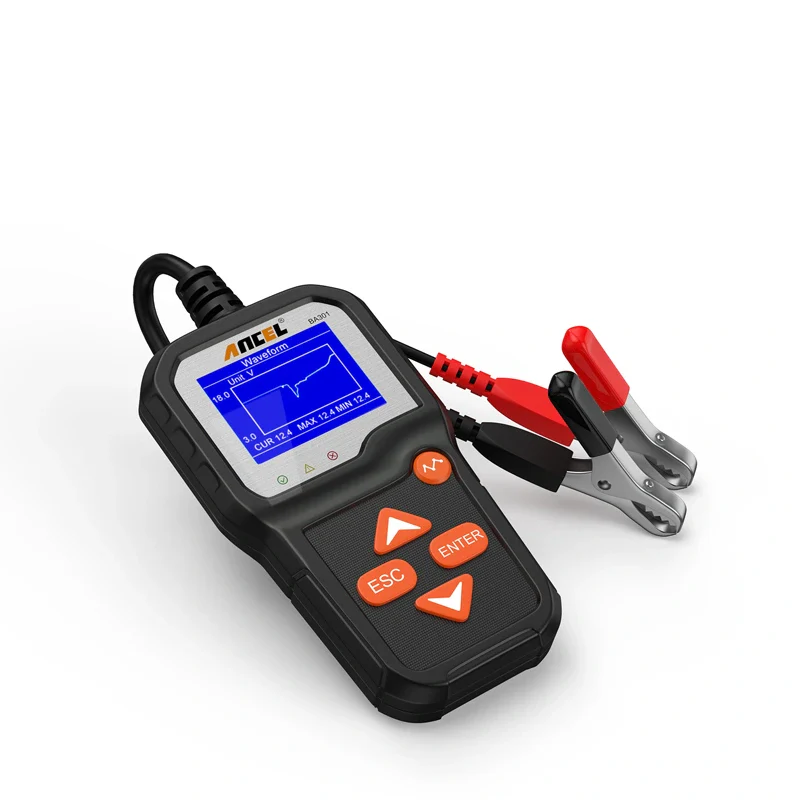 ANCEL BA301 Battery Tester 6V 12V Car & Motorcycle Cranking Test - Image 6