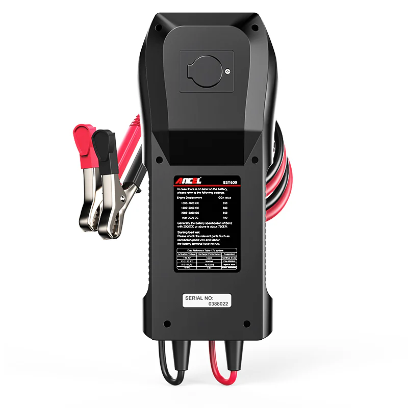 ANCEL BST600 12V & 24V Battery Tester Fast & Accurate Built-in Printer and Paper Safe & Convenient Support Multi-Languauge - Image 4