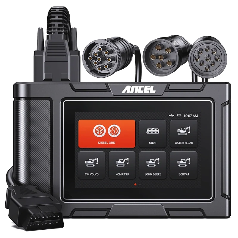 ANCEL HD3400 PRO HD OBD Scanner Heavy-Duty Truck DPF Regeneration DPF Reset Maintenance Light Reset Data Flow - Image 4