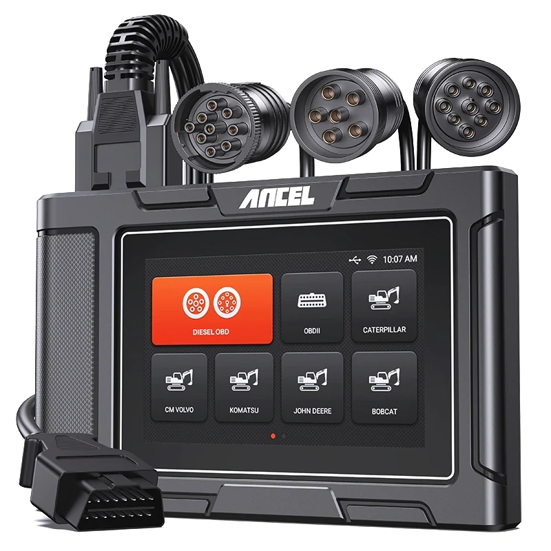 ANCEL HD3400 PRO HD OBD Scanner Heavy-Duty Truck DPF Regeneration DPF Reset Maintenance Light Reset Data Flow - Image 5