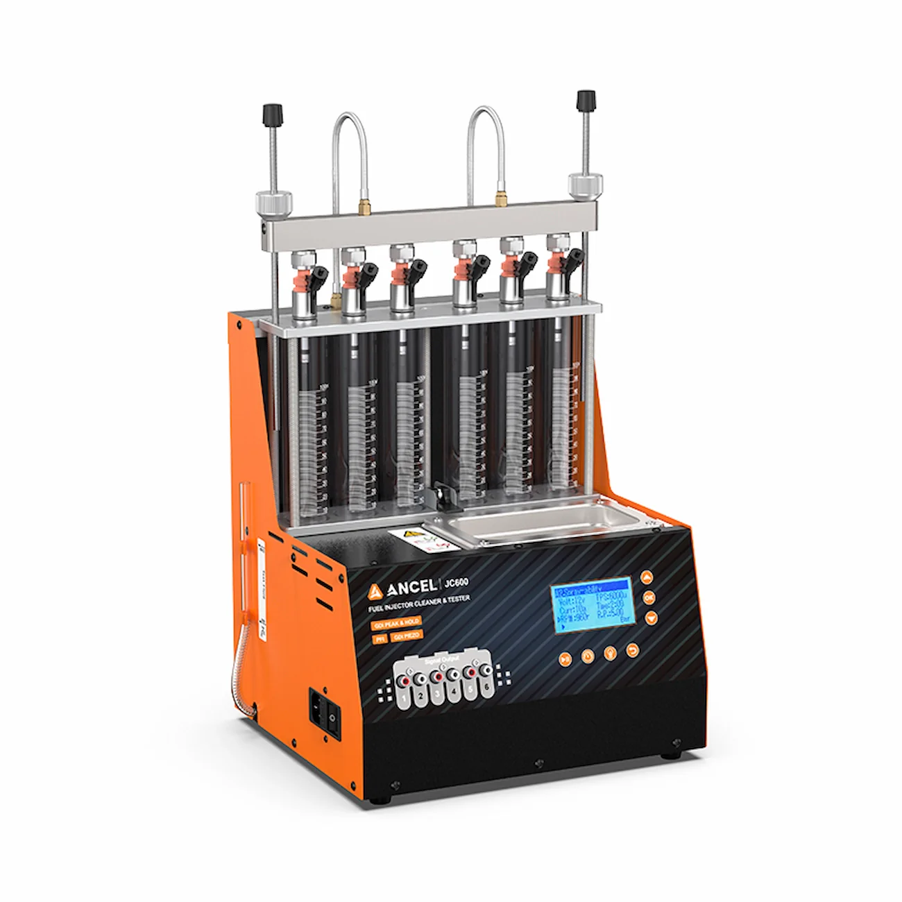 ANCEL JC600 GDI Piezo 6-Cylinder Car Fuel Injector Tester Cleaner Machine - Image 5