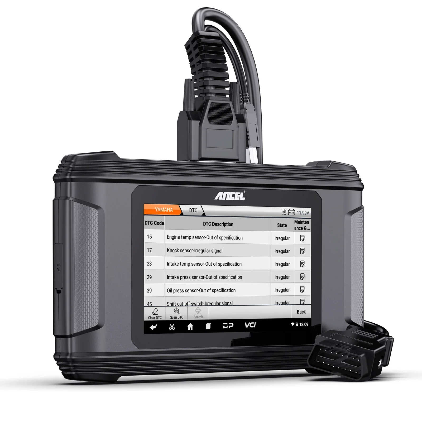 ANCEL MR500 Diagnosis YAMAHA SUZUKI MERCURY Bi-directional Test 15 Reset Functions - Image 9