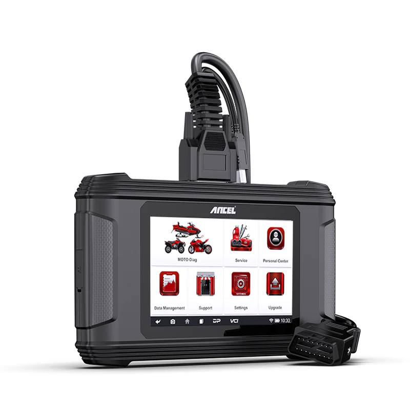 ANCEL MT500 Motorcycle Diagnostic Tool Full-System Coverage, ABS Bleeding, ECU Reset, OIL Reset, TPS Reset - Image 3