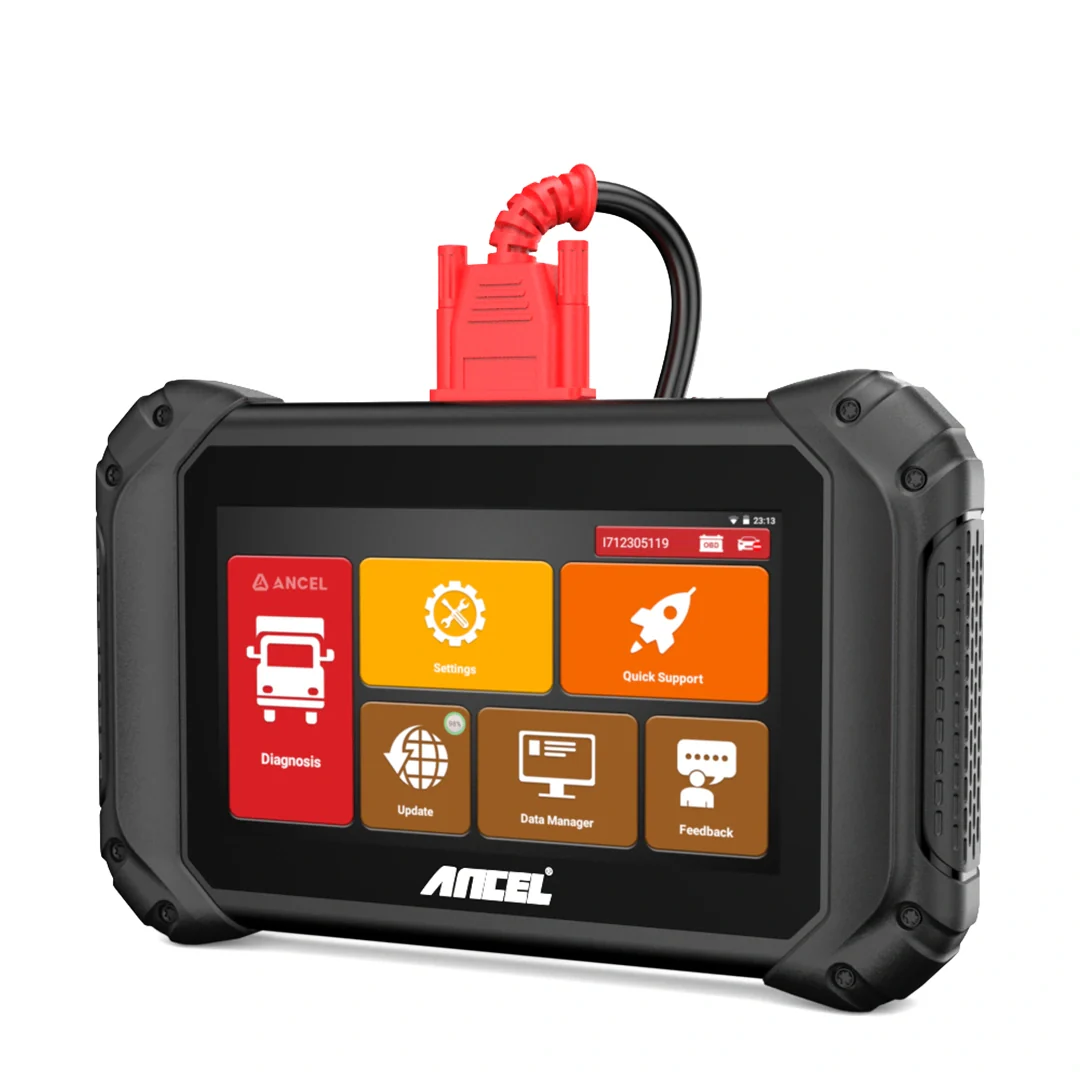 ANCEL V5 HD Truck OBD2 Diagnostic Tool Bi-directional Control All System DPF Scanner - Image 3