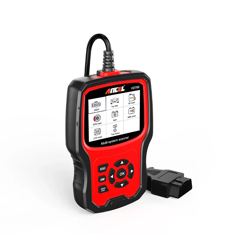 ANCEL VD700 Full System OBD2 Scanner with 13 Special Functions for VAG Vehicles Diagnosis Code Reader - Image 3