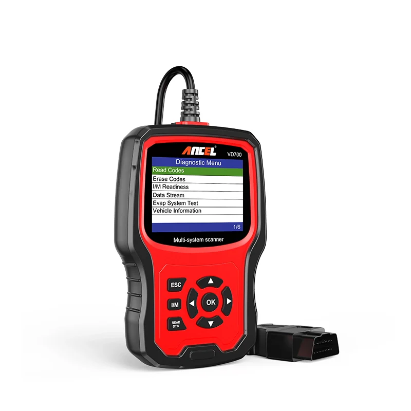 ANCEL VD700 Full System OBD2 Scanner with 13 Special Functions for VAG Vehicles Diagnosis Code Reader - Image 4