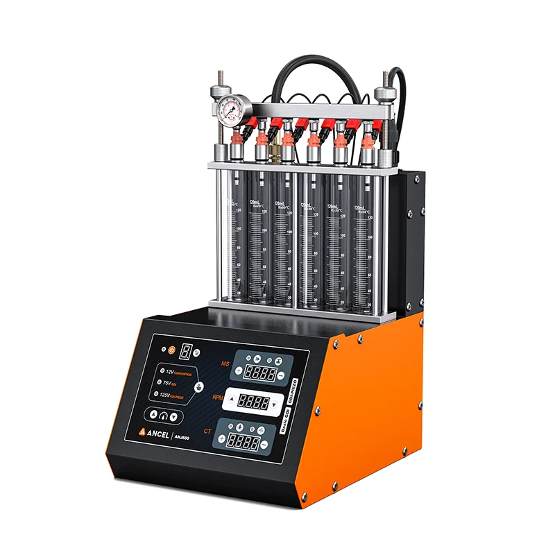 ANCEL ANJ600 Injector Cleaning Tester (6-Cylinder GDI+Piezo) Ultrasonic Cleaning - Image 2
