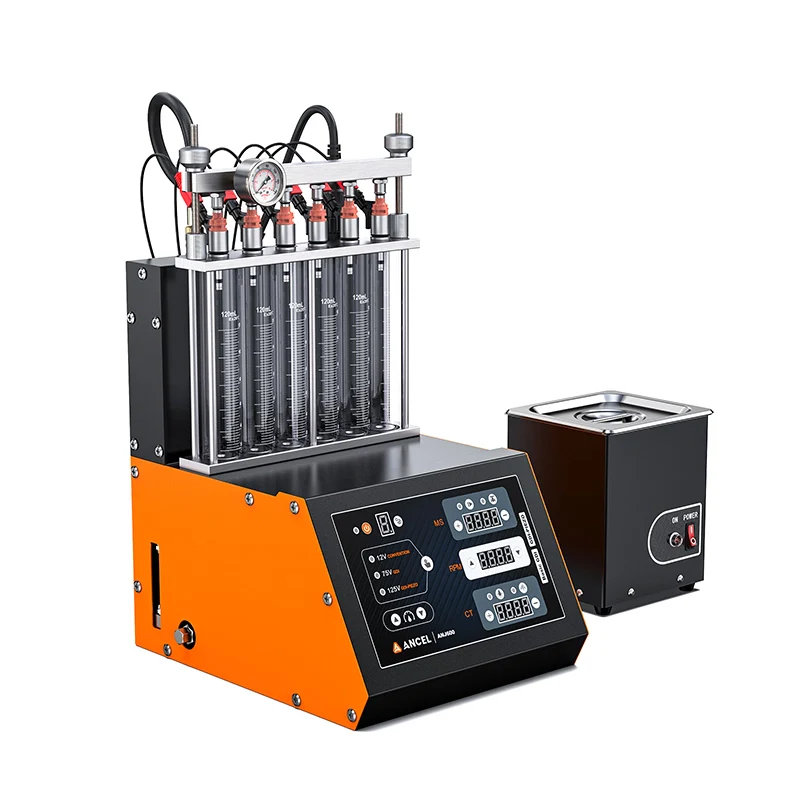 ANCEL ANJ600 Injector Cleaning Tester (6-Cylinder GDI+Piezo) Ultrasonic Cleaning - Image 3